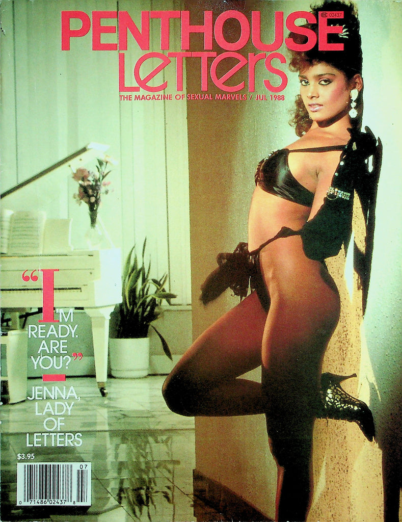 Penthouse Letters Magazine Jenna, Lady Of Letters July 1988  010226lmp