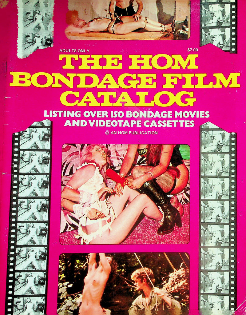 The HOM Bondage Film Catalog  Over 150 Bondage Movies & Videotape Cassettes  1970's  060326lmp-GSC