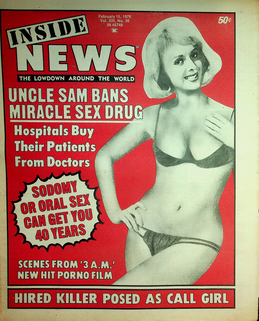 Inside News Adult Newspaper   Uncle Sam Bans Miracle Sex Drug  February 15, 1976   090626lmp-GSC