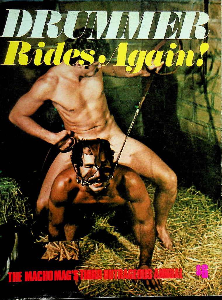 Drummer Rides Again! Gay Magazine  3rd Annual  Private Orgy/ Bound & Gagged w/Poster  1979  102426lmp-GSC