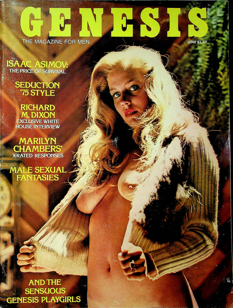 Genesis Magazine Isaac Asimov & Marilyn Chambers June 1975 070523RP