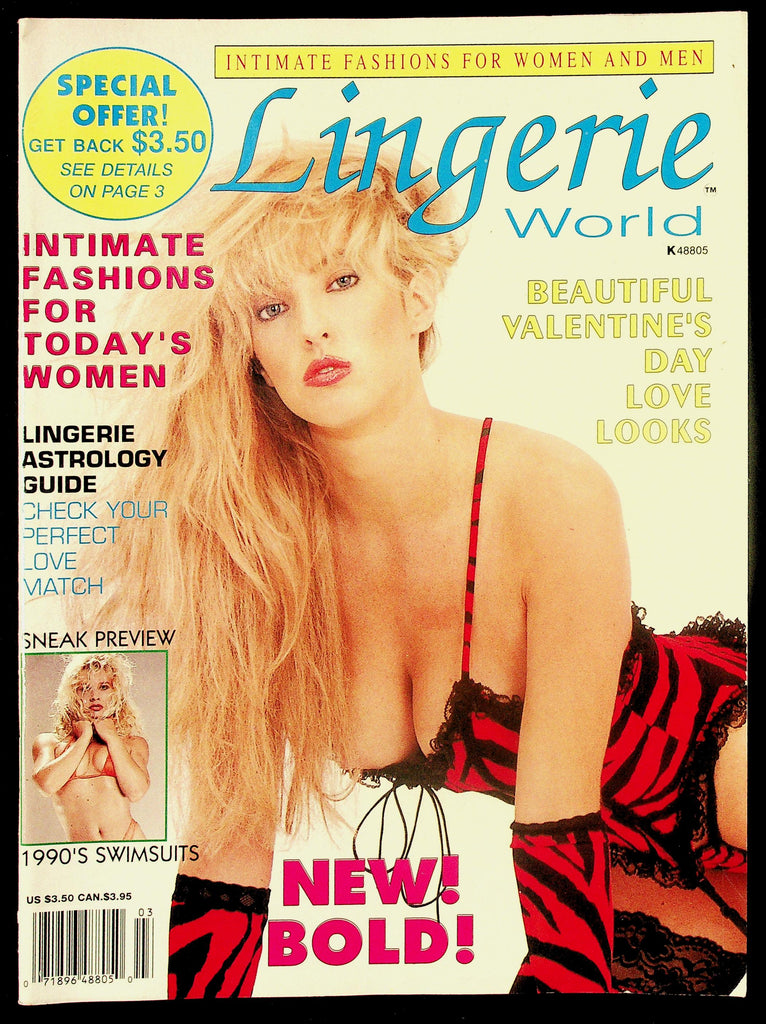Lingerie World Adult Fashion Magazine V1, No, 1 1990 Valentine's Day Looks 082726hrp-59