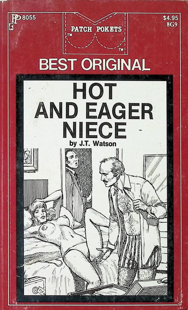 Hot and Eager Niece by JT Watson PP8055 1978 Patch Pokets Book Adult Paperback Novel-091224AMP