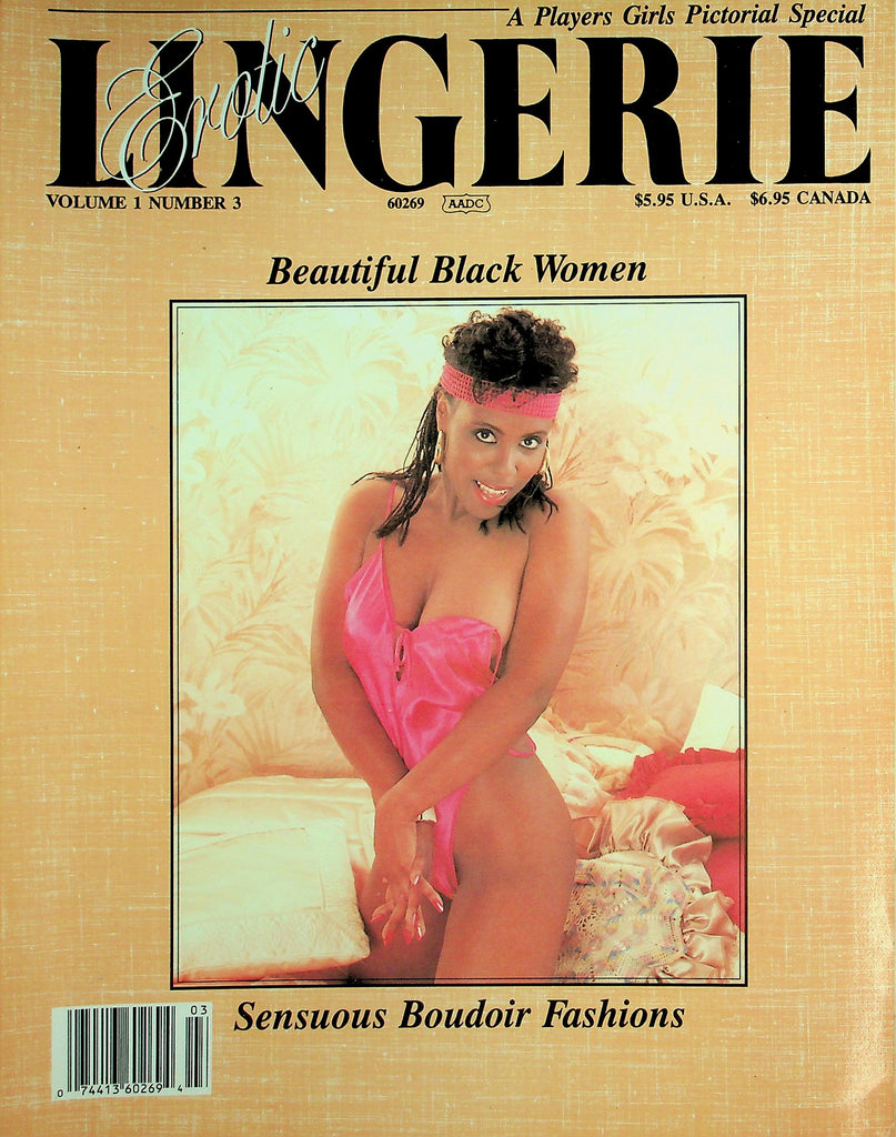 Erotic Lingerie Players Girls Pictorial Special Magazine  Beautiful Black Women  vol.1 #3  1991    061726lmp-GSC