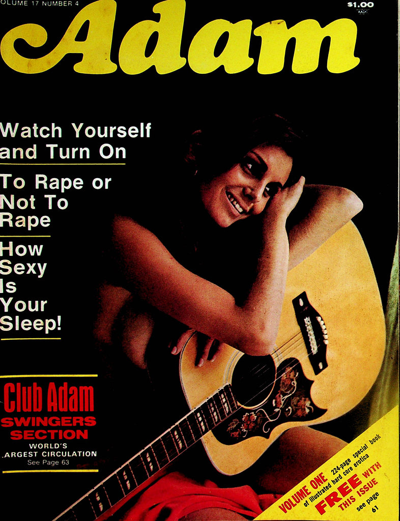 Adam  Magazine   Covergirl Victoria Vetri     w/cf  vol. 17 #4  1973     061924lm-p2 1960