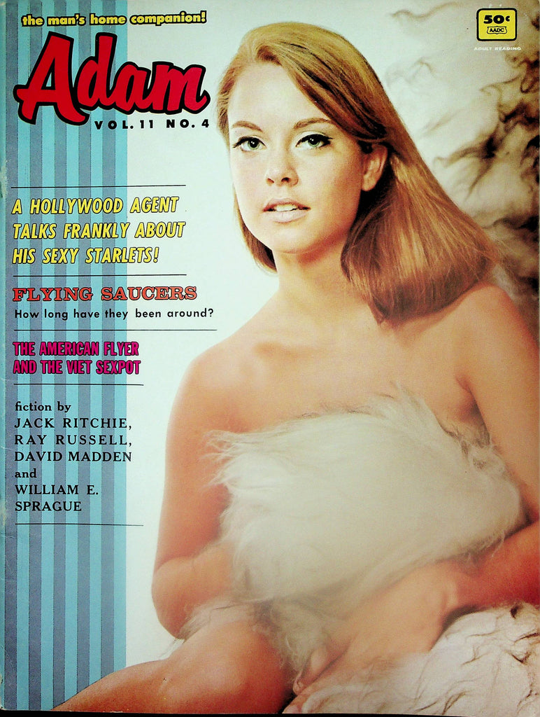 Adam Magazine  Centerfold Girl Carole Martin  vol.11 #4  1967     102525lm-p