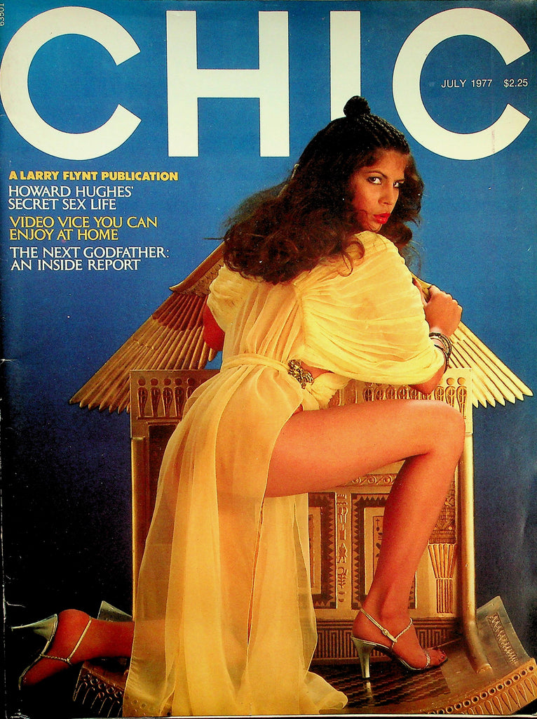 Chic Magazine   Cover/Centerfold Girl Farrah / Howard Hughes Secret Sex Life  July 1977     122625lmp