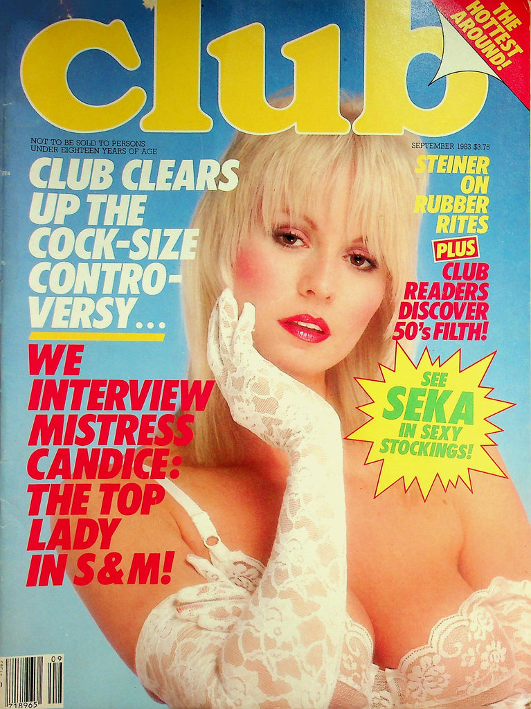 CLEARANCE Club Magazine   Sexy Seka In Stockings / Mistress Candice Interview  September 1983   060926AMP-
