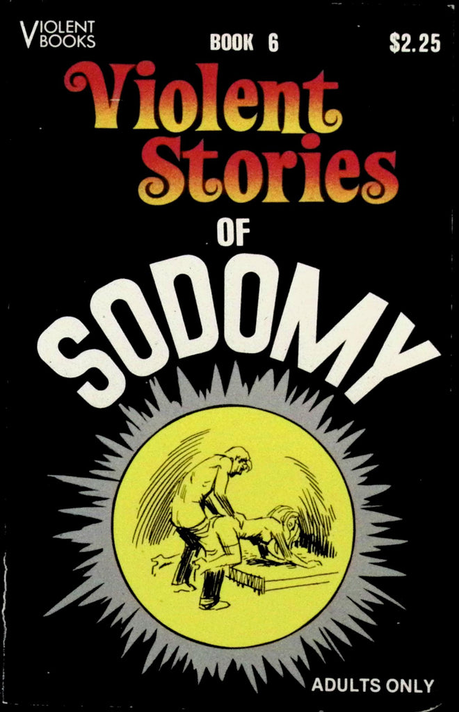 Violent Stories of Sodomy Violent Books Book 6 Adult Paperback Book 080326VFP-18