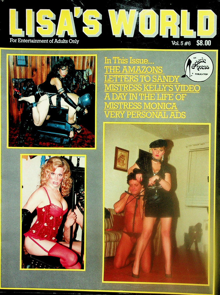 Lisa's World Fetish Magazine    A Day In The Life Of Mistress Monica  vol.5 #6  1988   121025lmp