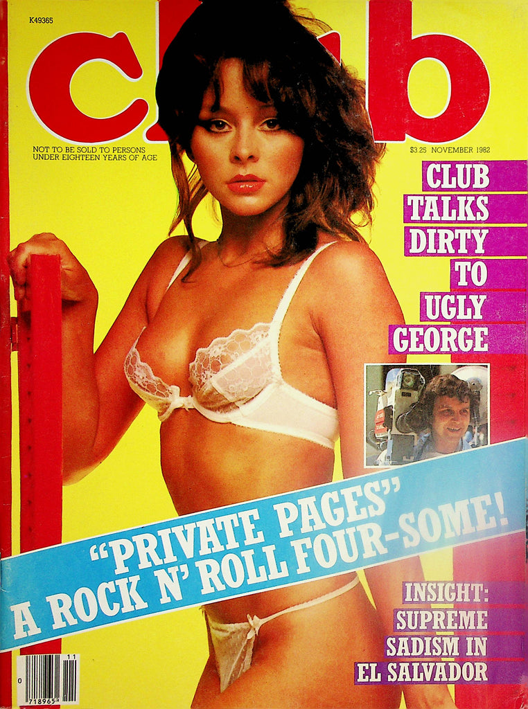 Club Magazine   Rock N' Roll Four-Some! / Ugly George   November 1982  Paul Raymond   021324lmp-2