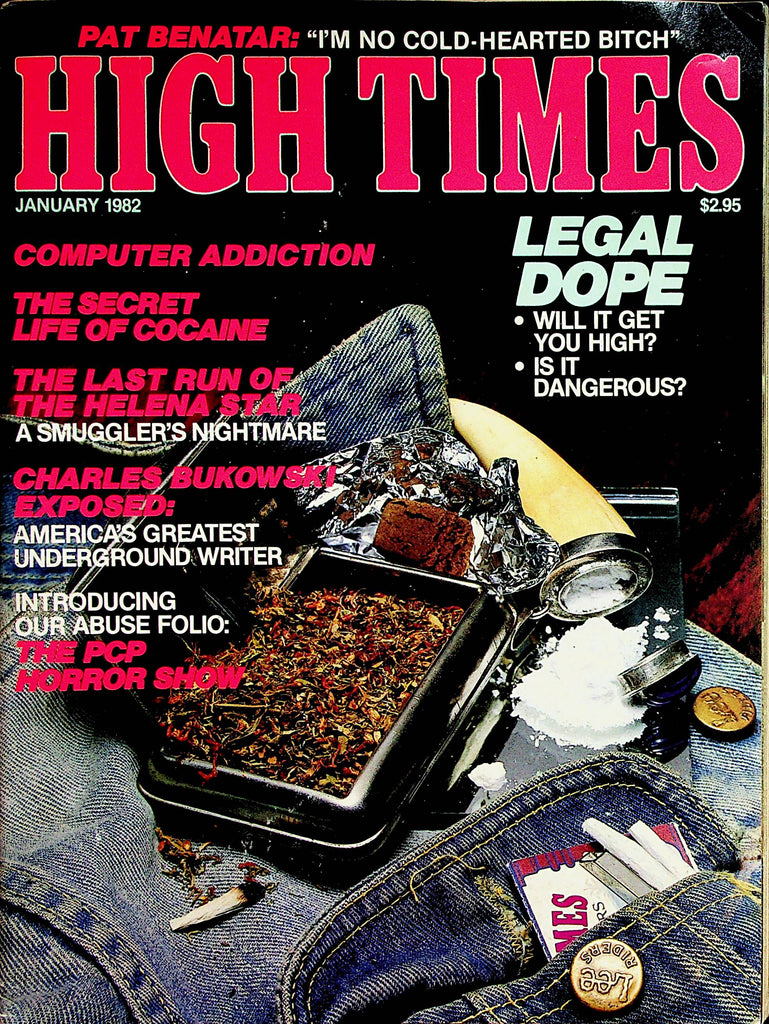 High Times Magazine  Legal Dope / Pat Benatar  January 1982     082123lm-p