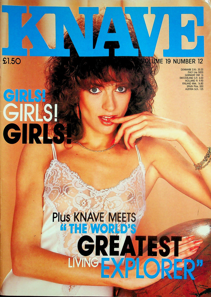 Knave Magazine   Cover/Centerfold Girl Hannah vol.19 #12 1987  030526lmp