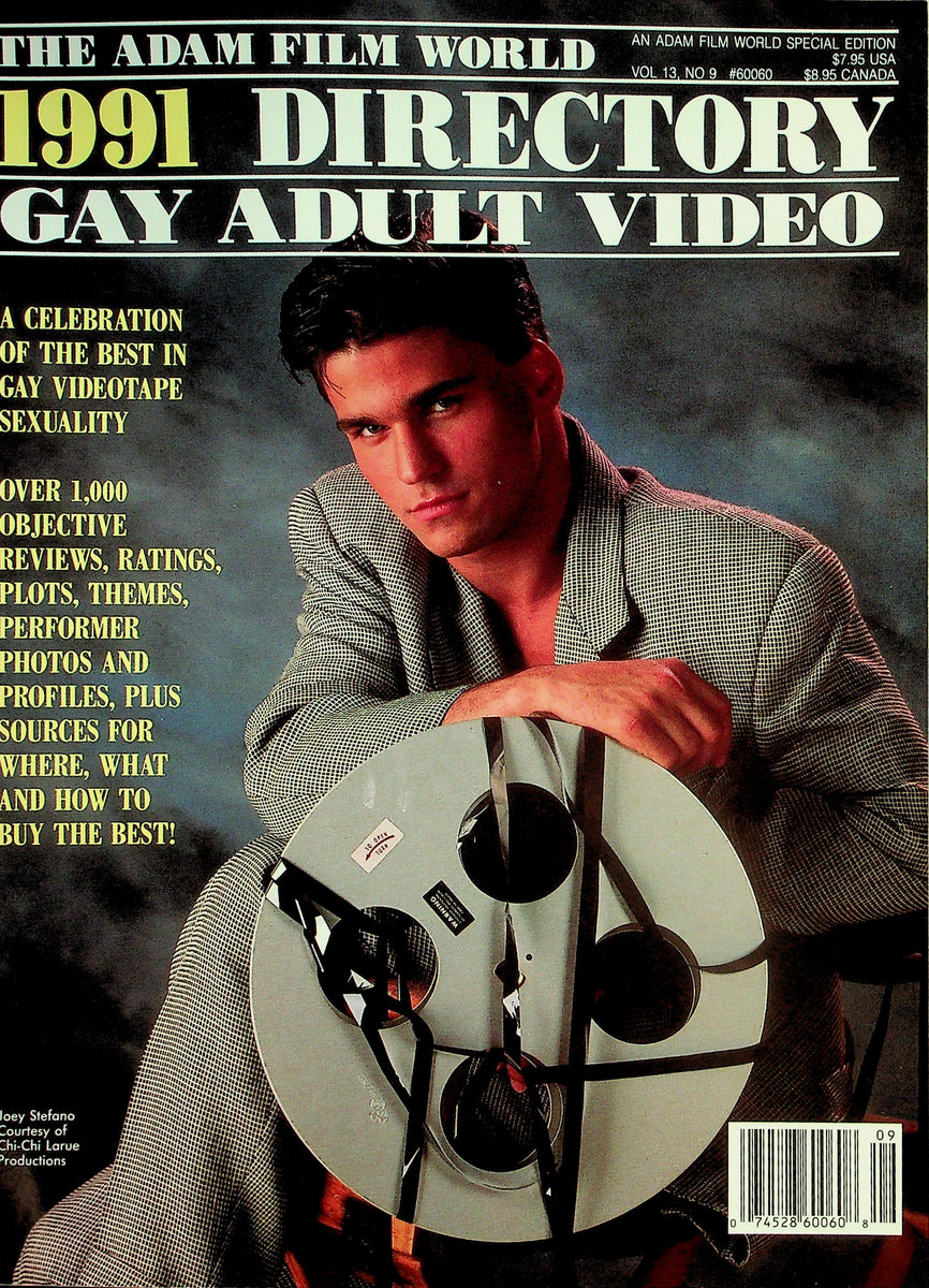 The Adam Film World 1991 Directory Gay Adult Video Magazine Cover Guy ...