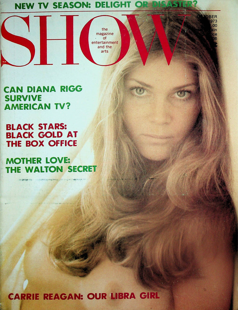 Show Vintage Magazine  Covergirl Carrie Reagan: Our Libra Girl  October 1973 080425lm-p