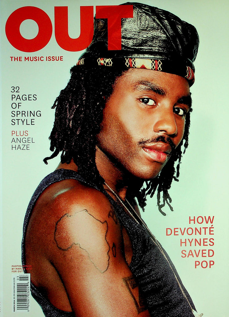 Out Gay & Lesbian Magazine   The Music Issue: How Devonte' Hynes Saved Pop  March 2014     031726lmp2