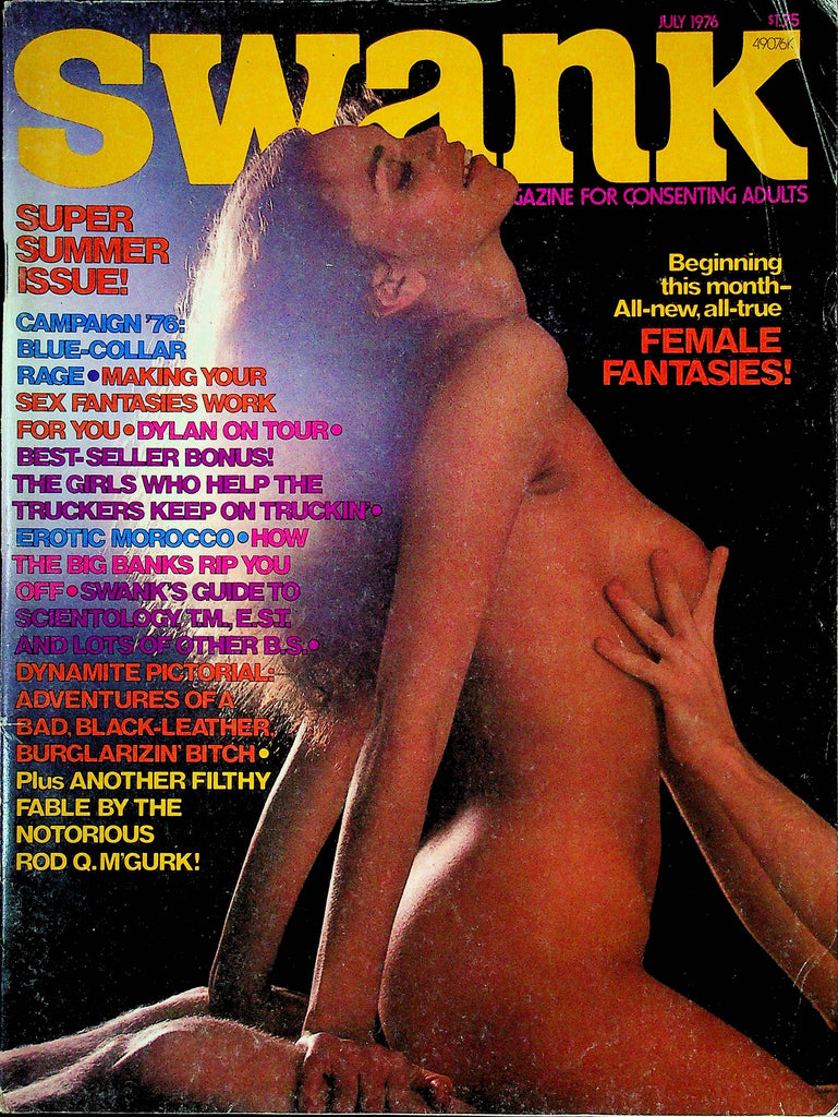 Swank Men's Magazine Super Summer Issue Ft. Ursule Rattelle July 1976 061824RP