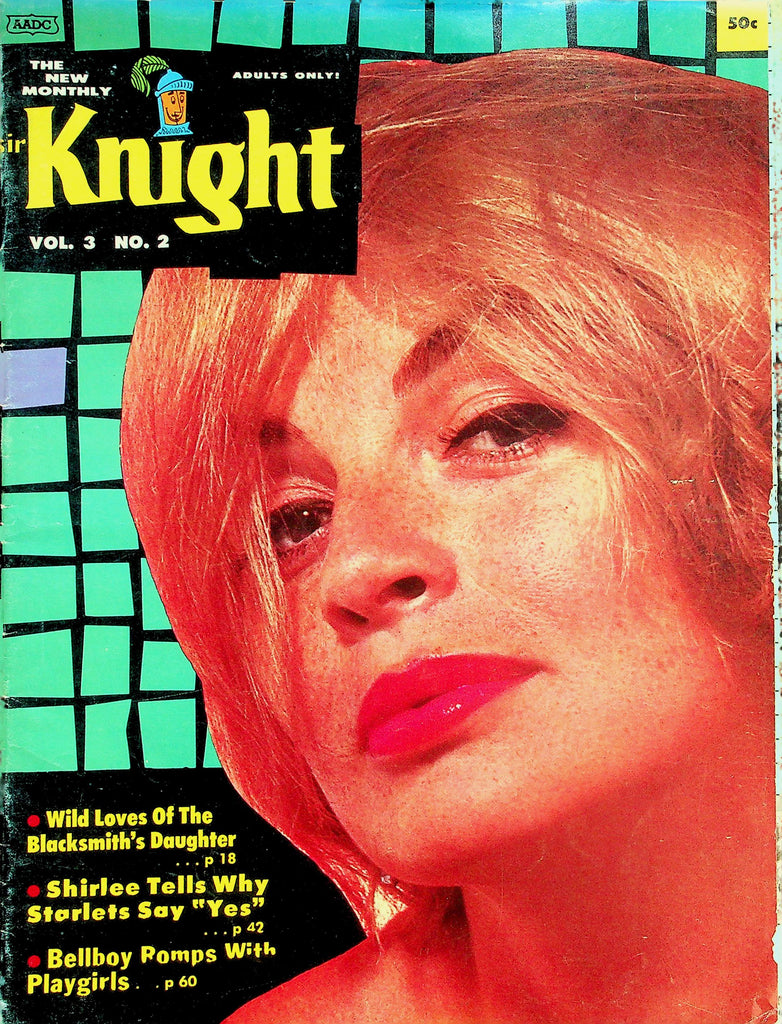 Sir Knight Magazine  Cover Girl Sharon Elm  vol.3 #2  February 1962   040326lmp
