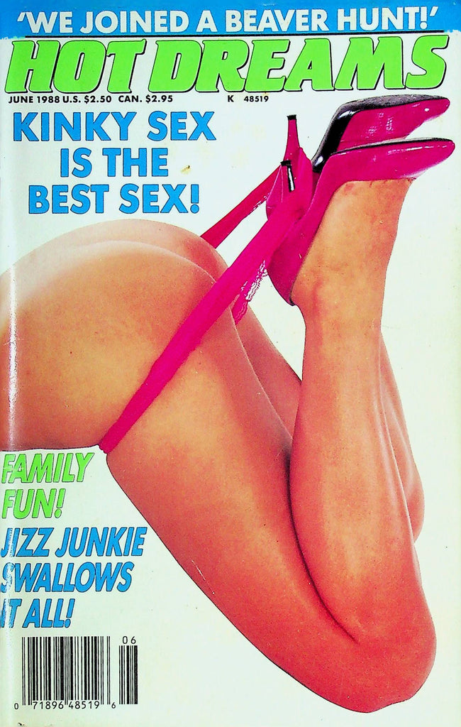 Hot Dreams Men's Digest Magazine Kinky Sex & Jizz Swallowing June 1988 062124RP2
