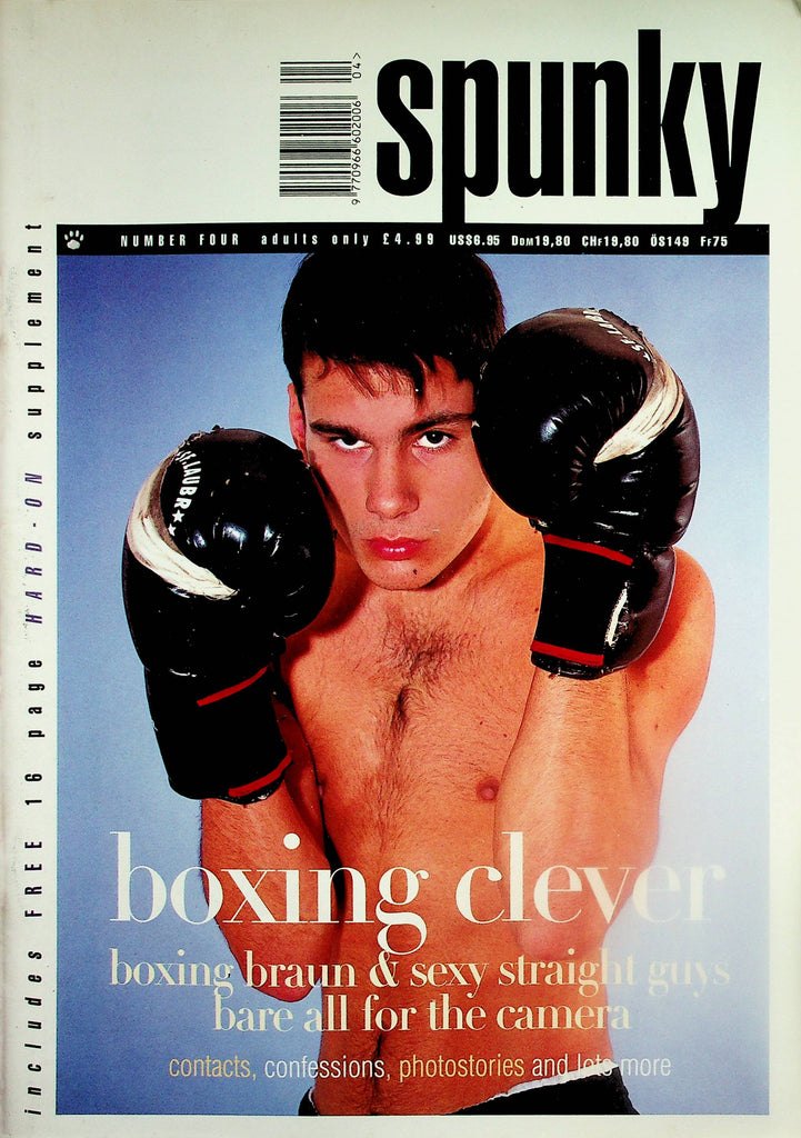 Spunky Gay Magazine   Cover Guy Kevin - Boxing Clever #4  1998     092325lm-p
