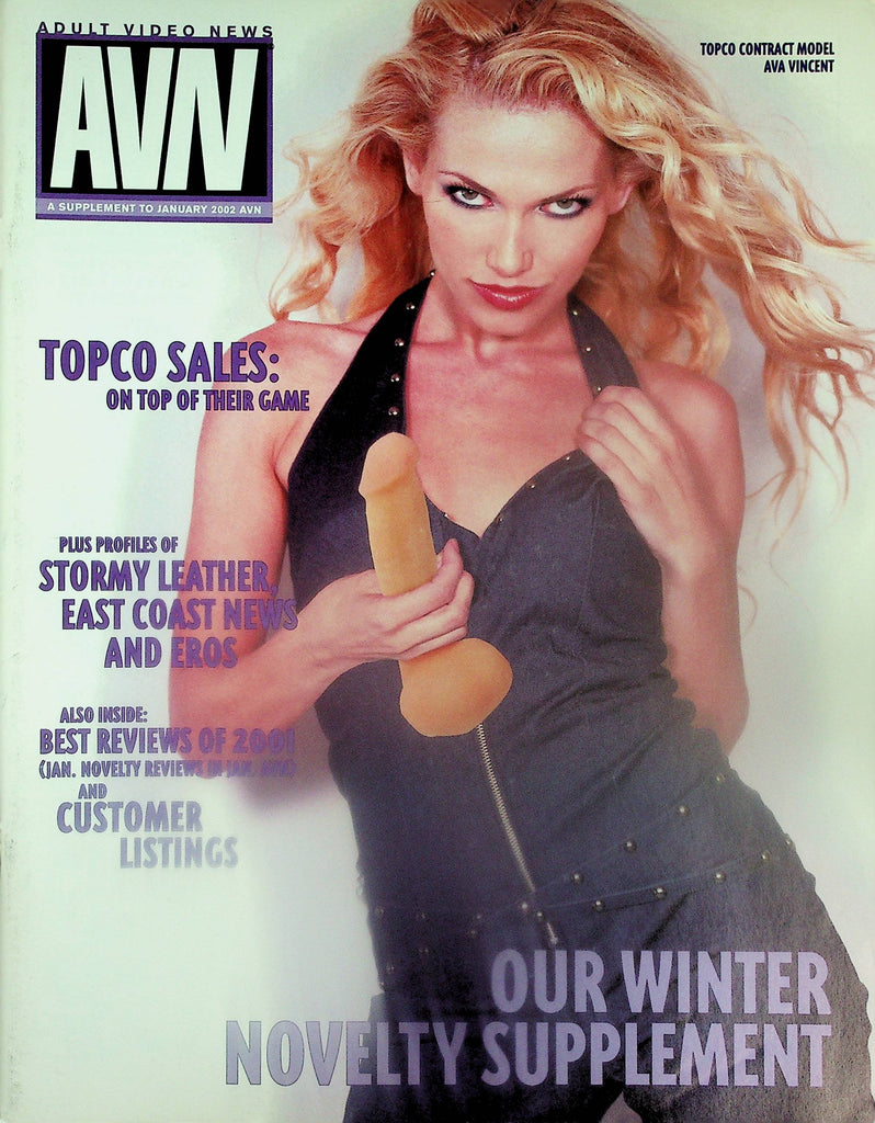 AVN Adult Video News Winter Novelty Supplement   Topco Contract Model Ava Vincent  January 2002   102825lm-p