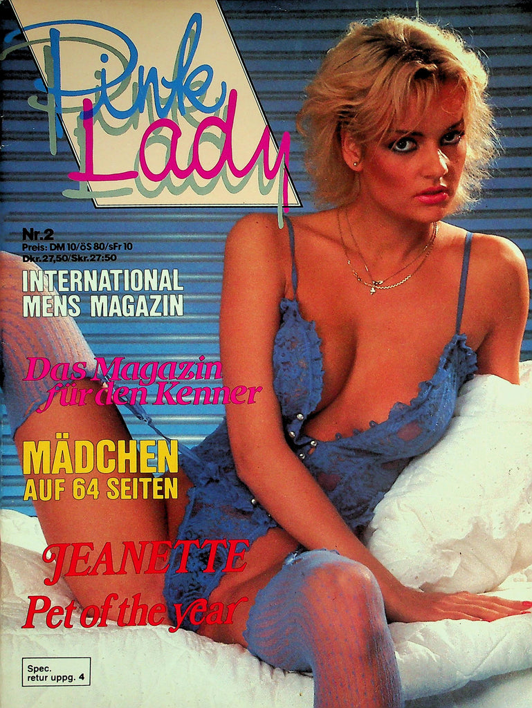 Pink Lady German International Magazine  Cover: Jeanette Pet Of The Year  #2 1980's  012026lmp
