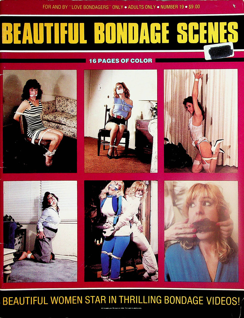 Beautiful Bondage Scenes Magazine  Ashley Rene In "The Burglary"  #19  1990  London Enterprises     050224lm-p