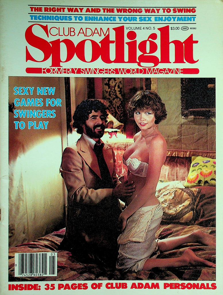 Club Adam Spotlight Swingers Magazine  Techniques To Enhance Your Sex Enjoyment  vol.4 #5  October 1979   032826lmp