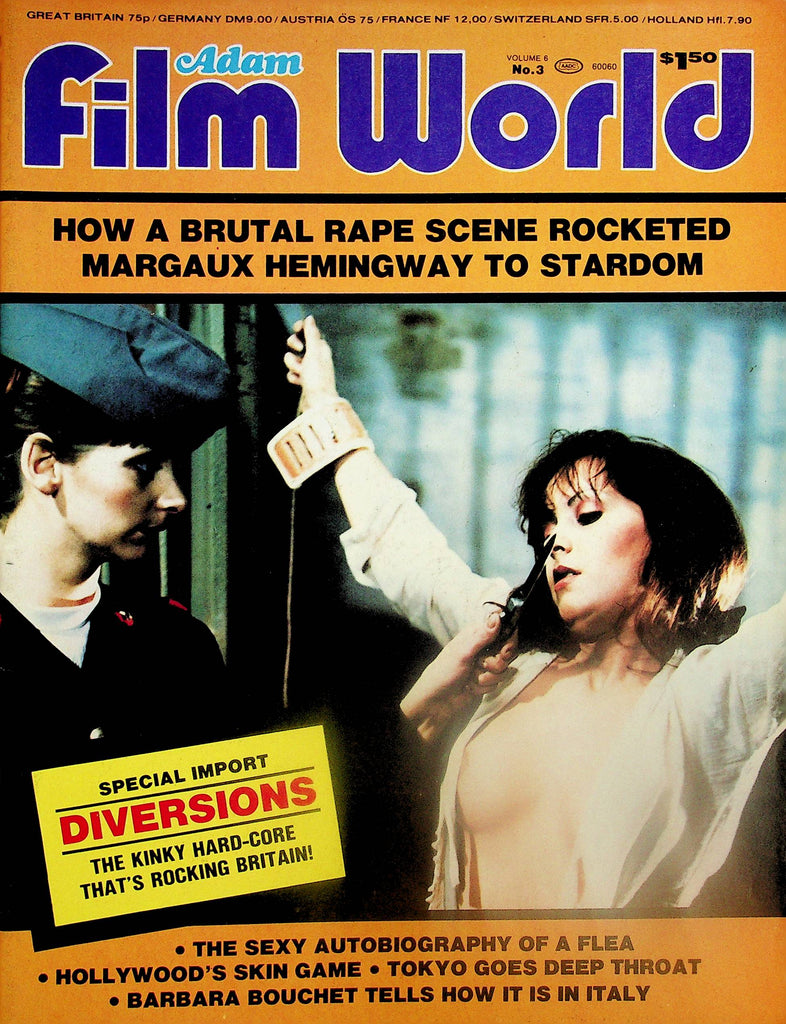 Adam Film World Magazine    Margaux Hemingway / Barbara Bouchet    vol.6 #3  1977  051225lm-p