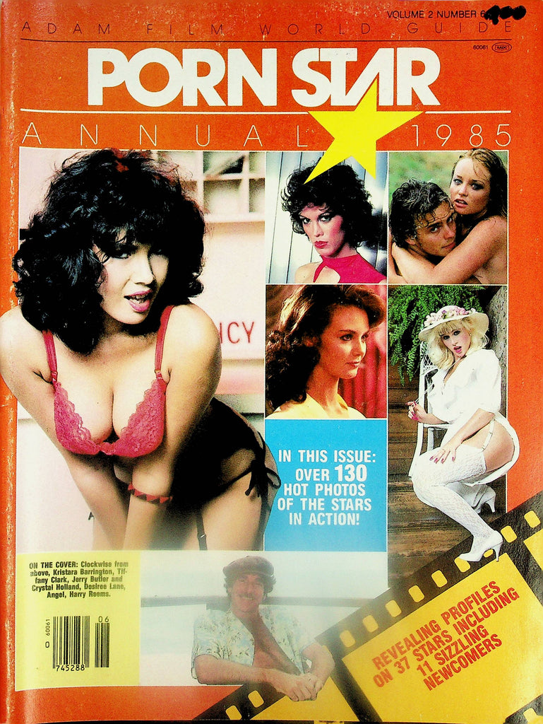 Adam Film World Guide Porn Star Annual 1985  Kristara Barrington, Tiffany Clark & More! vol.2 #6 1985     060125lm-p