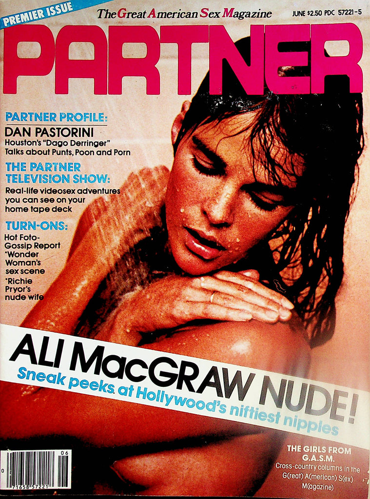 Partner Magazine   Ali MacGraw Nude!  June 1979  Premier Issue   030924lm-p