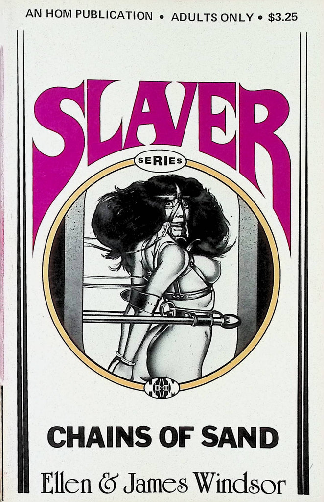 Chains of Sand by Ellen & James Windsor Slaver Series HOM House of Milan S001 1982 Adult Paperback Novel-091124AMP