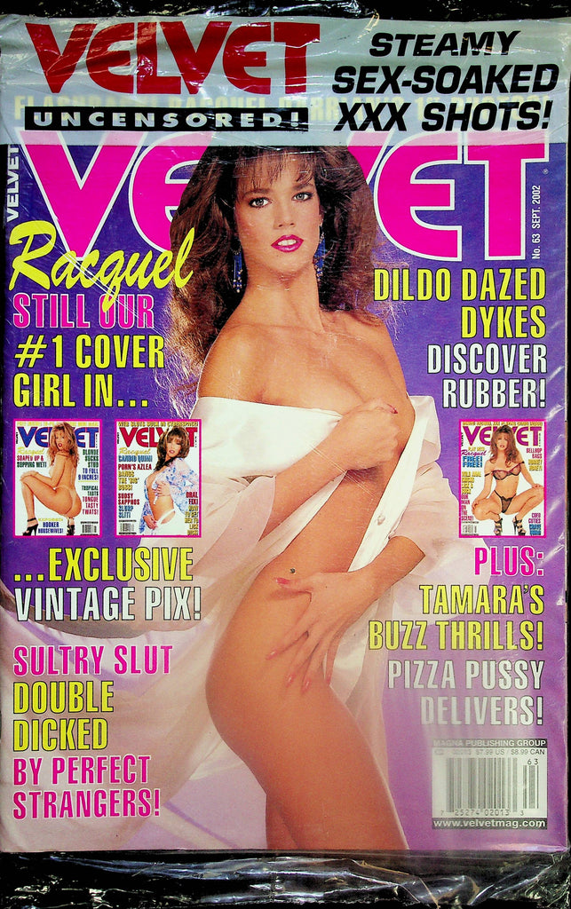 Velvet Magazine  Racquel Darrian ... Exclusive Vintage Pix!  September 2002  new/sealed    061125lm-p