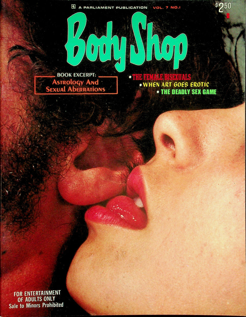 Body Shop Magazine  The Female Bisexuals / When Art Goes Erotic     vol.7 #1   1970  Parliament Publication   051126lmp