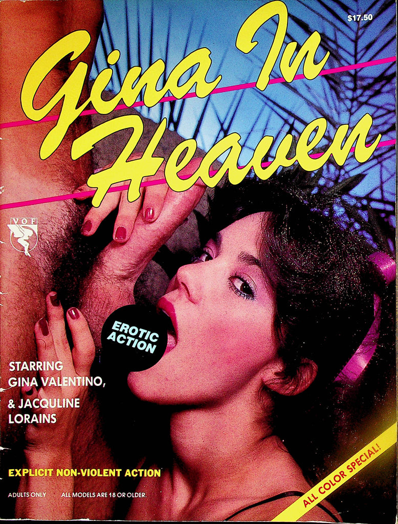 Gina In Heaven Magazine  Starring Gina Valentino &  Jacquline Lorains  #1  1980's    013025lm-p