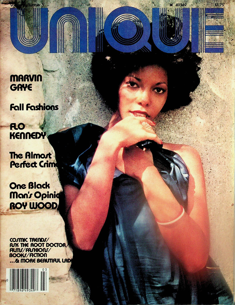 Unique Magazine  Covergirl Sheila Johnson / Marvin Gaye / Flo Kennedy  vol.1 #3 1976  080425lm-p
