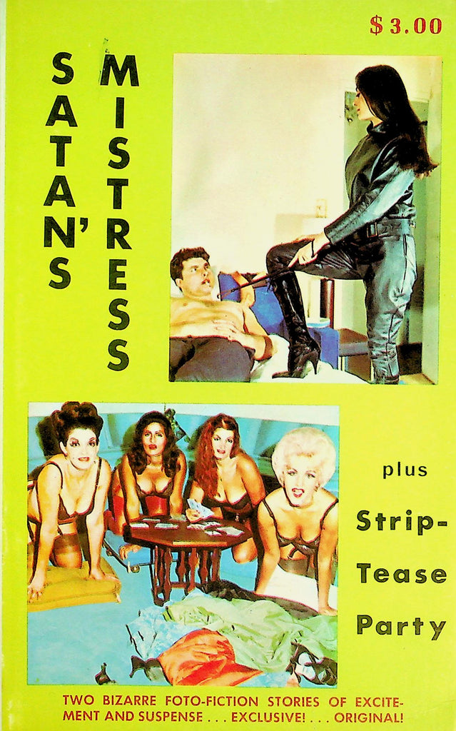 Satan's Mistress + Strip Tease Party Adult Book  1967  092826lmp-GSC
