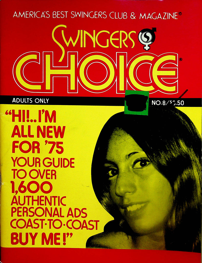 Swingers Choice Magazine  Your Guide To Personal Ads Coast To Coast   #8  1975     032724lm-p2