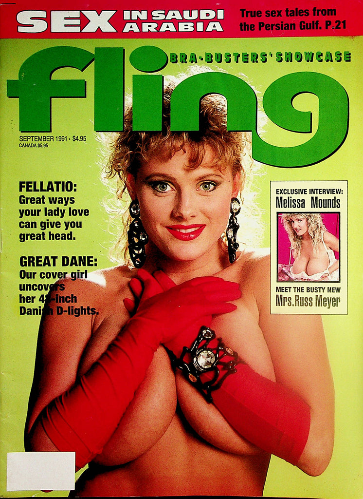 Fling Busty Magazine  Melissa Mounds The New Mrs. Russ Meyer / Covergirl Susanne  September 1991    101124lm-p