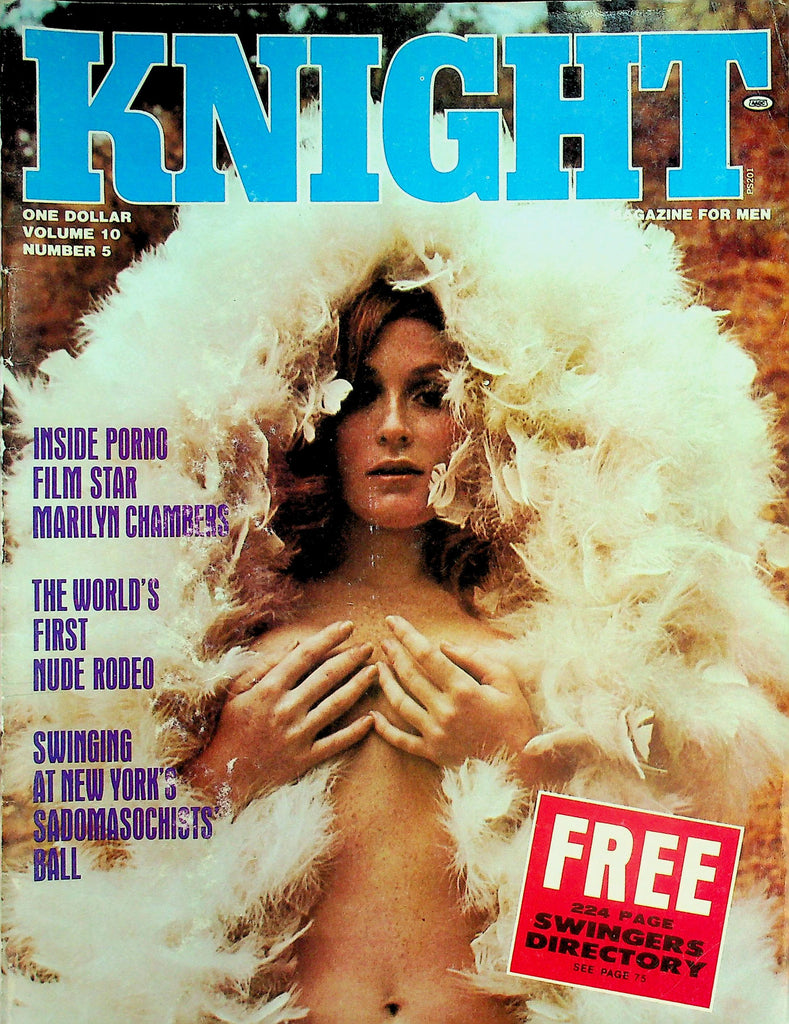 Knight Magazine  Inside Porno Star Marilyn Chambers / World's First Nude Rodeo!  vol.10 #5  June 1974       040126lmp