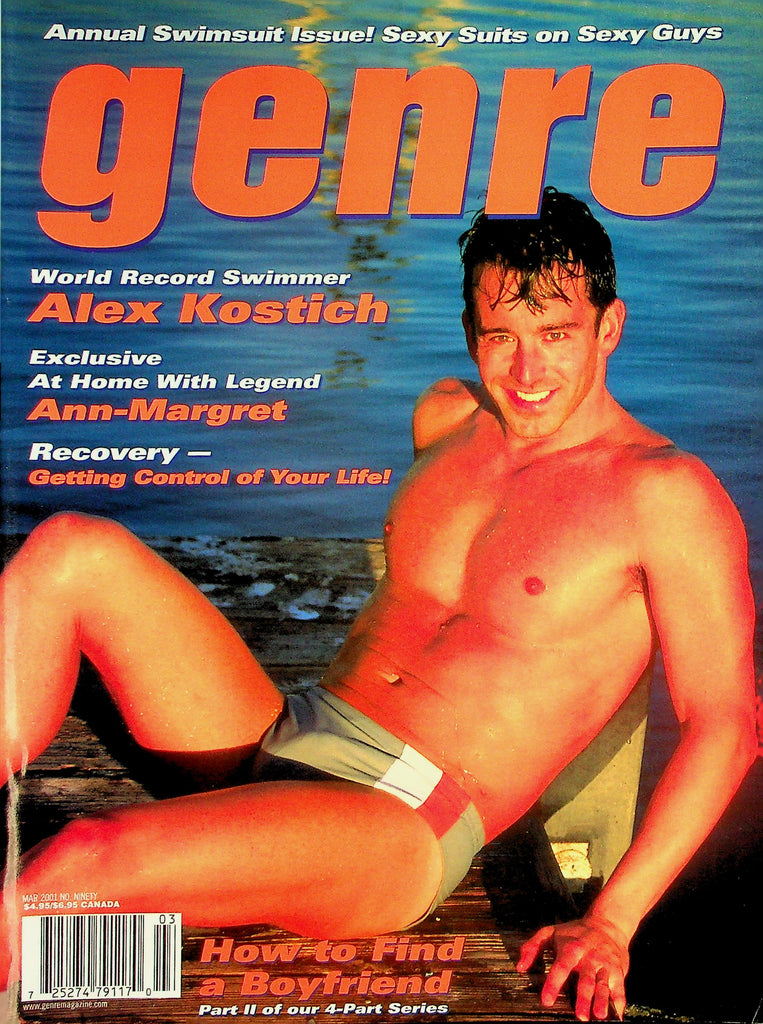 Genre Gay Interest Magazine  World Record Swimmer Alex Kostich / Legend Ann-Margret  March 2001     042326lmp