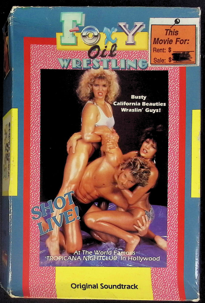 Foxy Oil Wrestling at the Tropicana Nightclub Adult VHS Premiere Entertainment Group Main Event Video 091825AKVHS