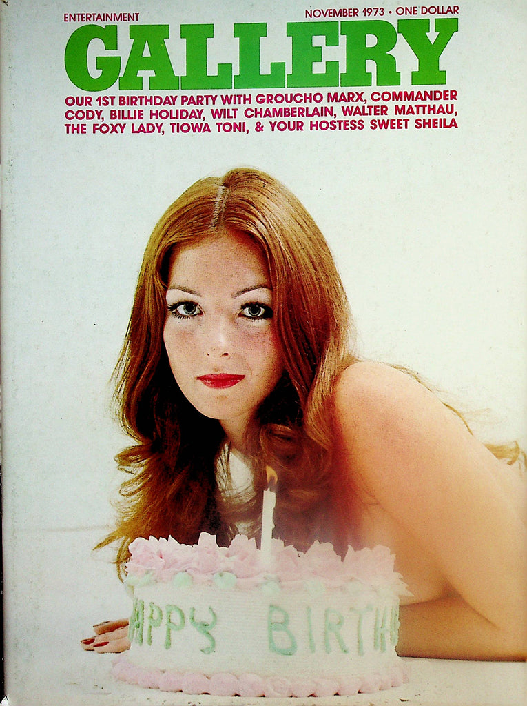 Gallery Magazine  1st Birthday Party Hostess Sweet Sheila  November 1973    040525lm-p
