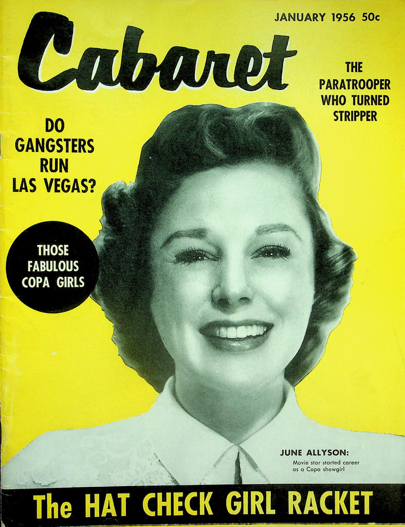 Cabaret Magazine   June Allyson  January 1956     010126lmp