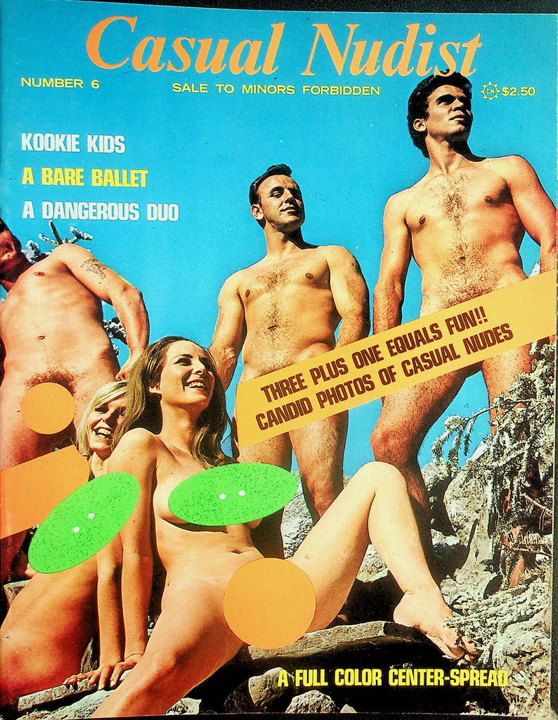 Casual Nudist Magazine  Three Plus One Equals Fun!  #6  1968   090126lmp-GSC