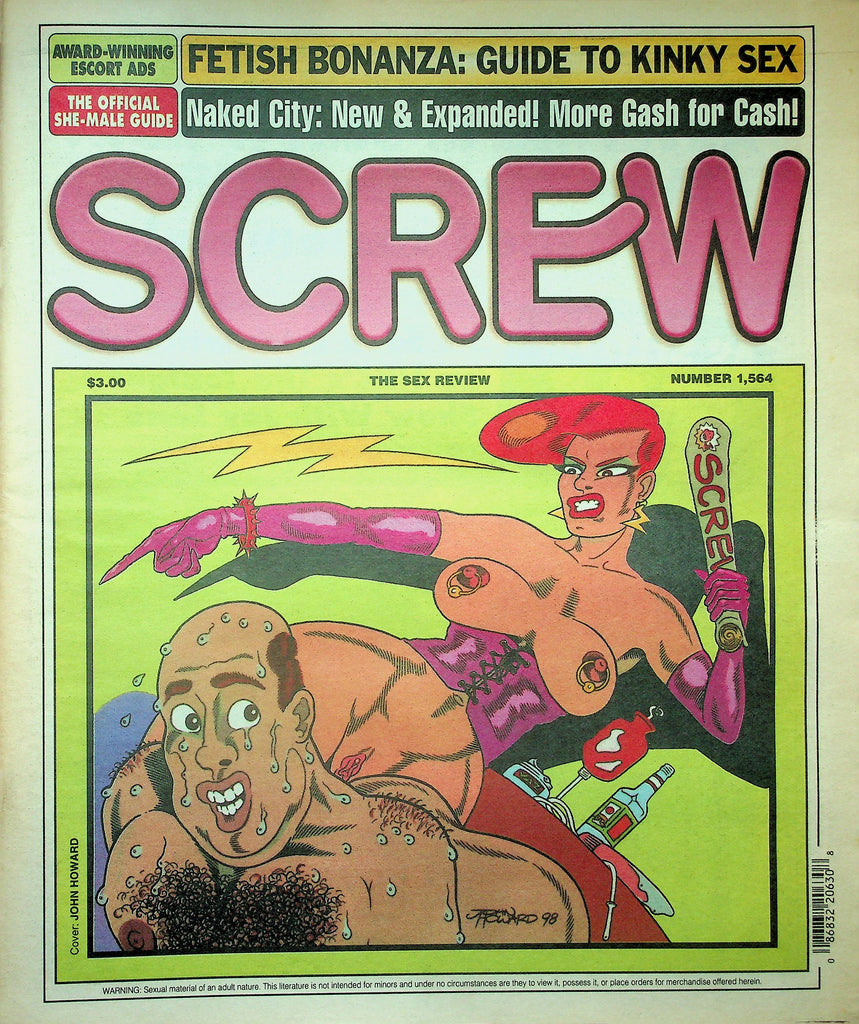 Screw Newspaper  Fetish Bonanza: Guide To Kinky Sex   #1564  February 22, 1999   010526lmp