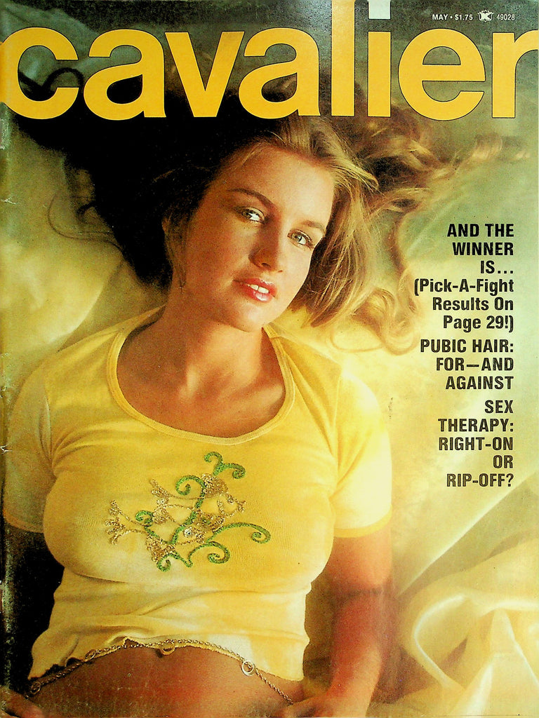 Cavalier Magazine  Covergirl Marcelle West  May 1977   022326lmp