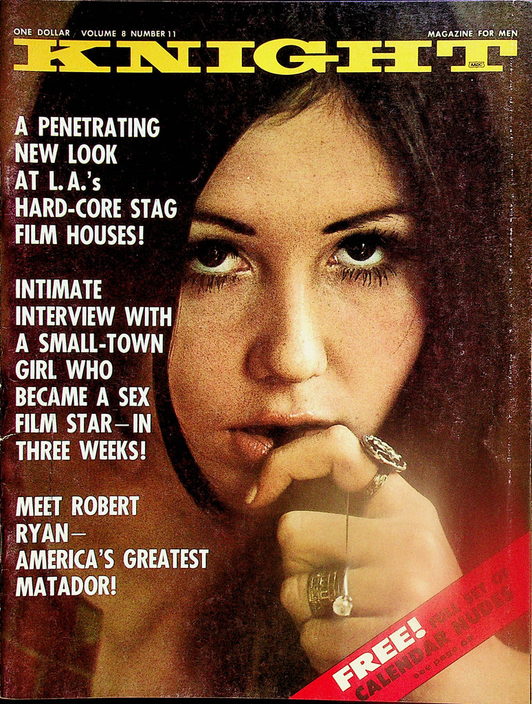 Knight Magazine   Covergirl Stacy Redding  vol.8 #11  May 1971    041324lm-p