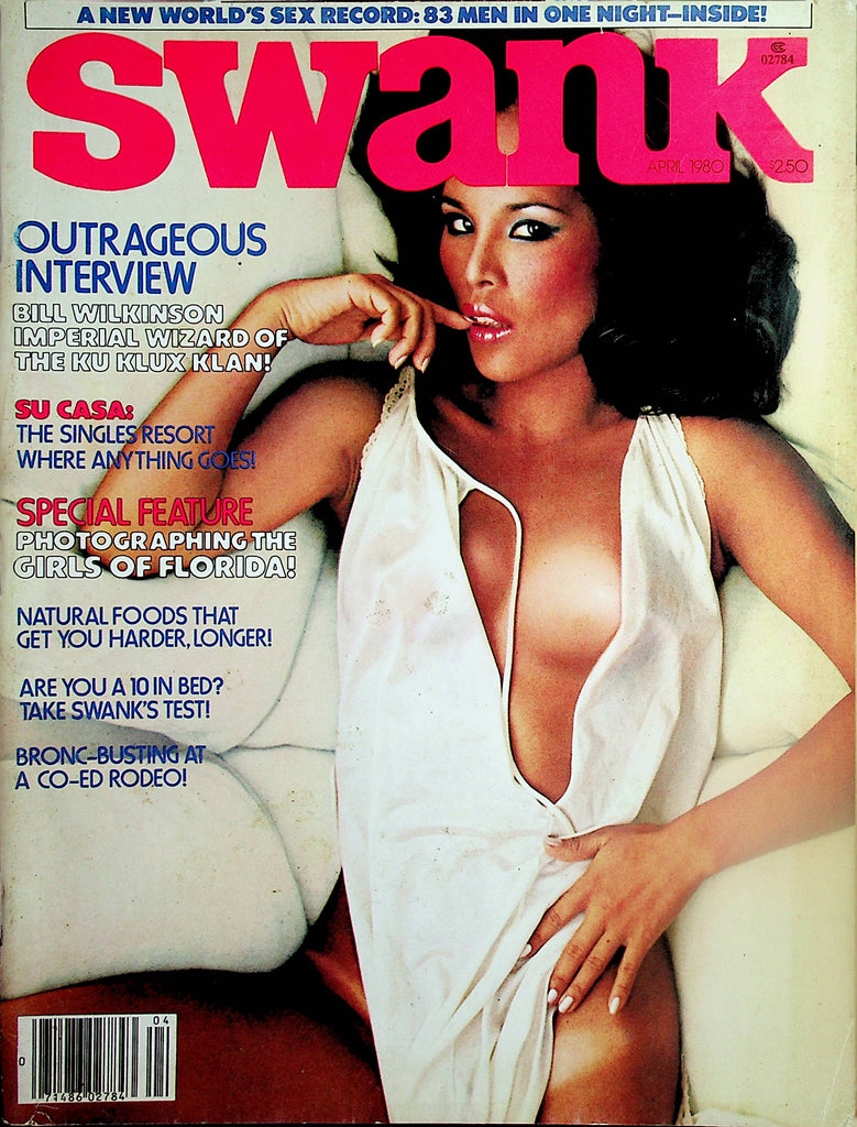 Swank Magazine  Girls Of Florida / New World Sex Record: 83 Men In One Night  April 1980     050224lm-p2