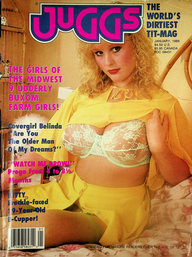 Juggs Magazine  Covergirl Belinda  January 1989  061726AMP-